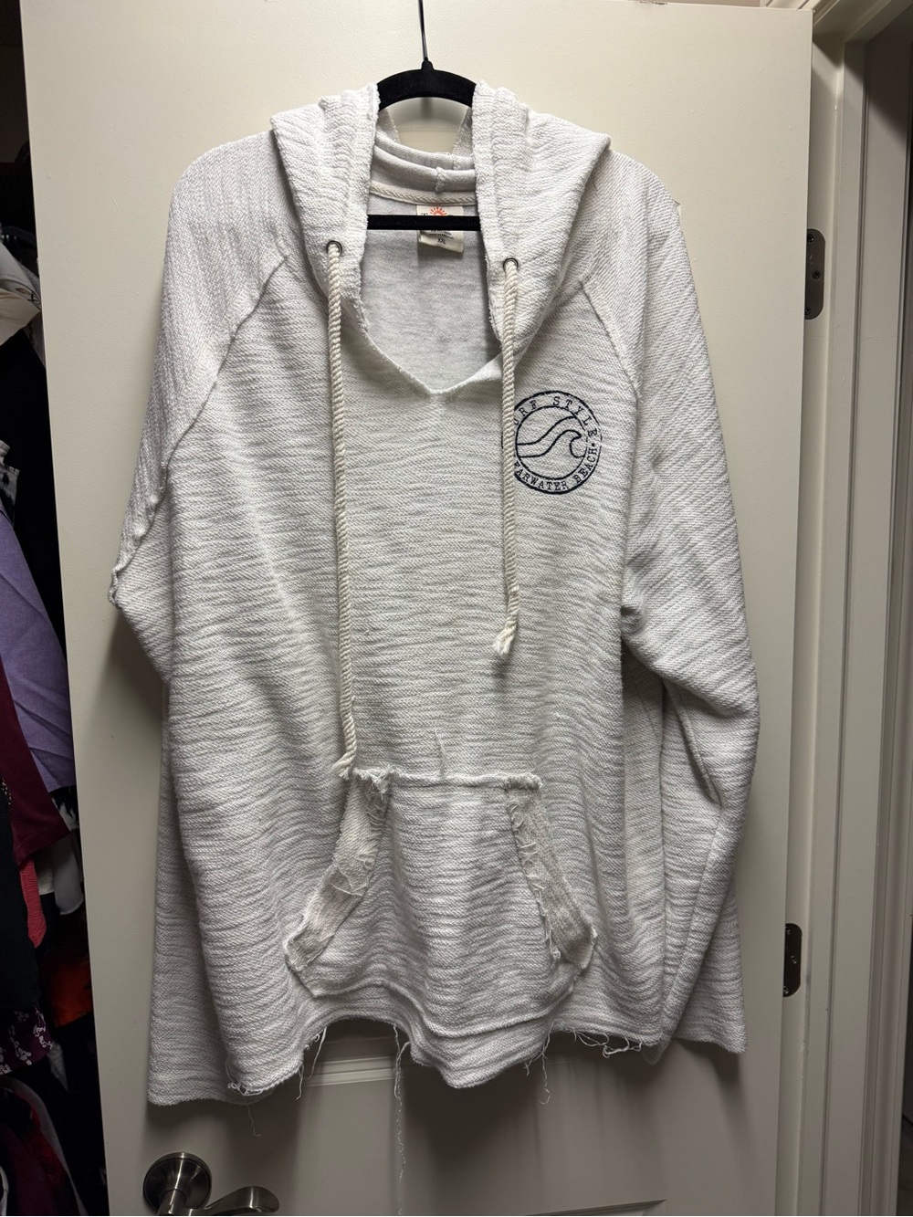 Trading Co Surf Style Clearwater Beach Pullover Hoodie Long Sleeve